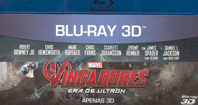 Vingadores: Era de Ultron em BD 3D Vingadores: Era de Ultron em BD 3D